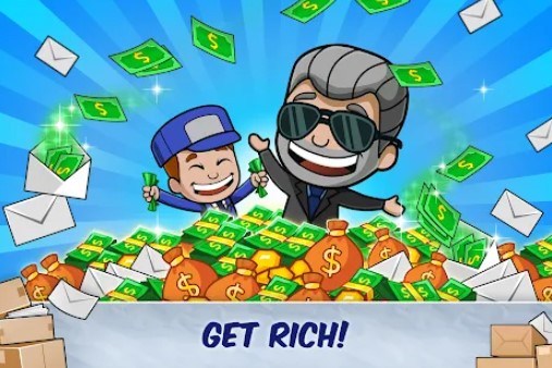 Gameplay screenshot from idle mail tycoon for Android