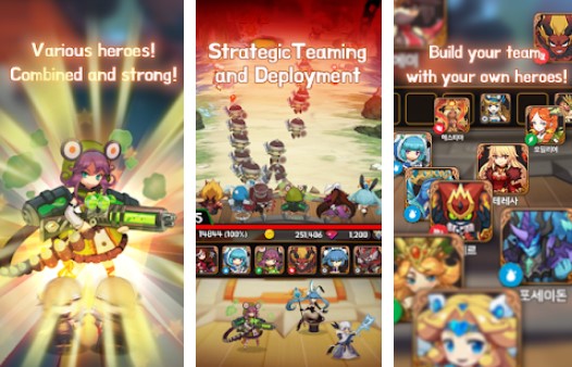 Gameplay screenshot from idle merge heroes for Android