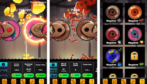 Gameplay screenshot from idle mine crusher for Android