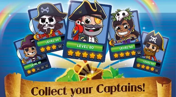Gameplay screenshot from idle pirate tycoon treasure island for Android