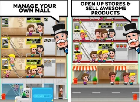 Gameplay screenshot from idle shop empire for Android