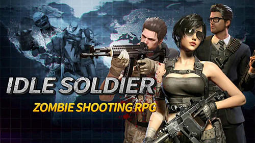 untätiger Soldat-Zombie-Shooter-RPG-PVC-Clicker