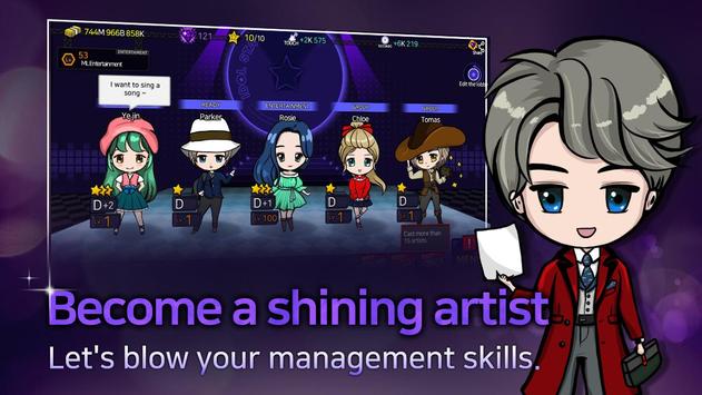 Gameplay screenshot from Idol Stage for Android