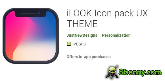 тема ilook icon pack ux