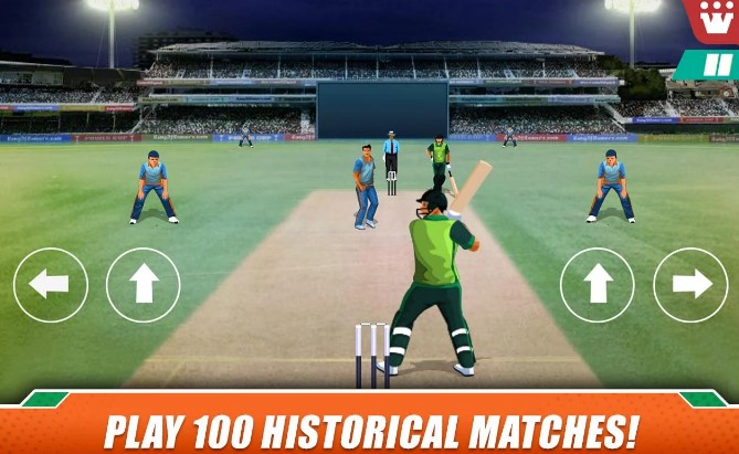 Gameplay screenshot from india vs pakistan for Android