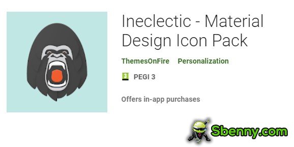 ineklektisches Materialdesign-Icon-Paket