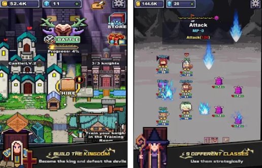Gameplay screenshot from infinite knights for Android
