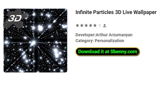 unendliche Partikel 3d Live Wallpaper