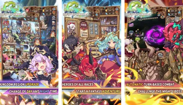 Gameplay screenshot from infinite worlds for Android