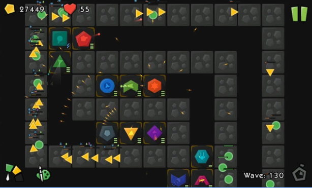 Gameplay screenshot from infinitode for Android