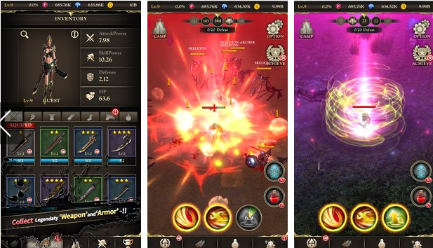 Gameplay screenshot from infinity alive for Android
