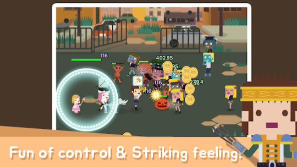 Gameplay screenshot from infinity dungeon 2 vip summoner girl and zombies for Android