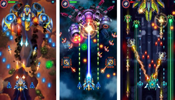 Gameplay screenshot from infinity shooting galaxy war for Android