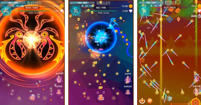 Gameplay screenshot from infinity the block hell boss offline idle for Android