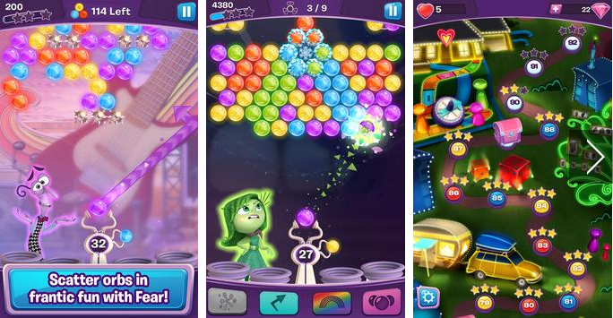 Gameplay screenshot from inside out thought bubbles for Android