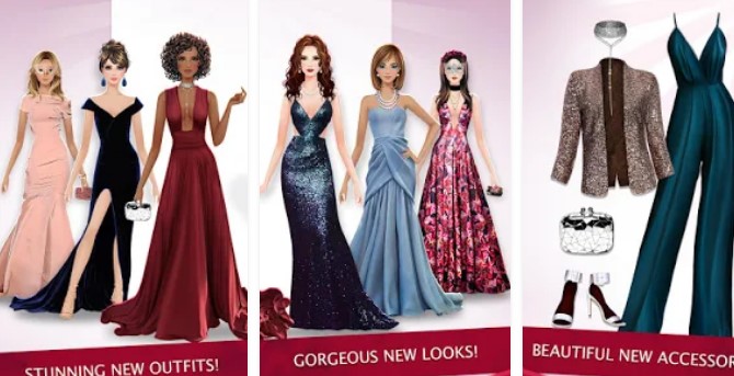 Gameplay screenshot from international fashion stylist for Android