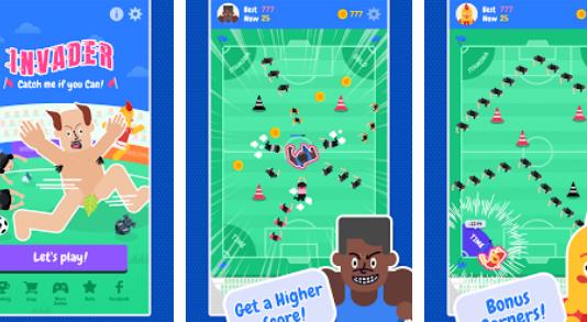 Gameplay screenshot from invader catch me if you can for Android