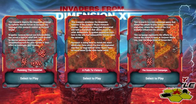 Gameplay screenshot from invaders from dimension x for Android