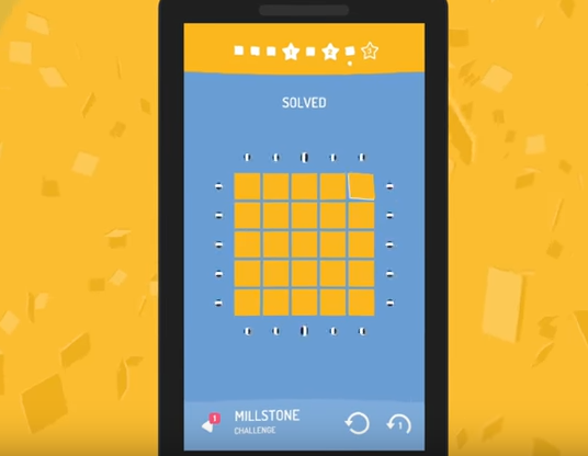 Gameplay screenshot from invert tile flipping puzzles for Android