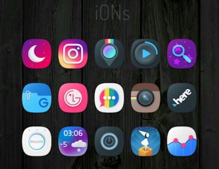 paquete de iconos de iones MOD APK Android