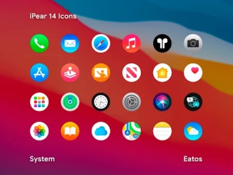 ipear 14 round icon pakkett MOD APK Android