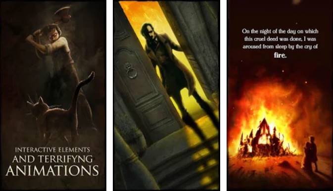 Gameplay screenshot from ipoe collection vol 2 edgar alan poe for Android