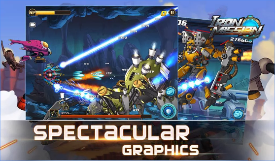 Gameplay screenshot from iron mission for Android