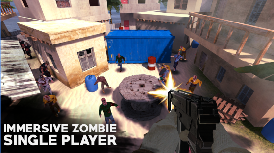 Gameplay screenshot from ironface multiplayer shooter for Android