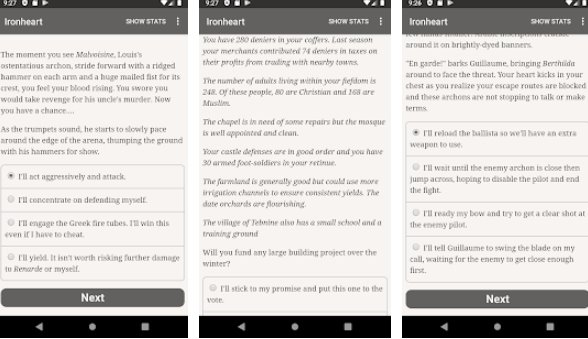 Gameplay screenshot from ironheart for Android