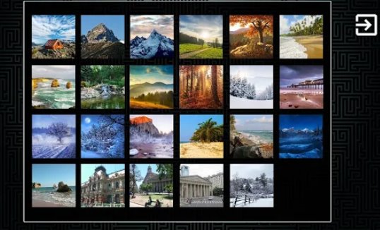 Gameplay screenshot from isiflix slicing puzzle for Android