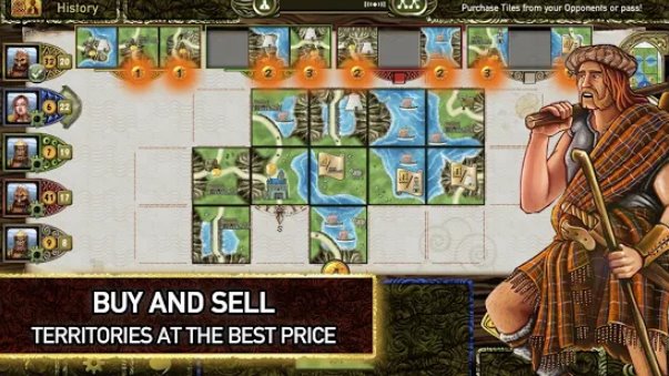 Gameplay screenshot from isle of skye the tactical board game for Android