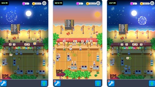 Gameplay screenshot from 24 7 idle sushi for Android