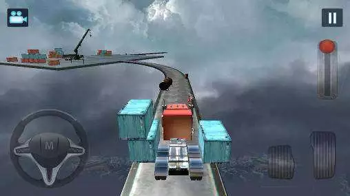 Gameplay screenshot from Hill Climb Truck Challenge for Android
