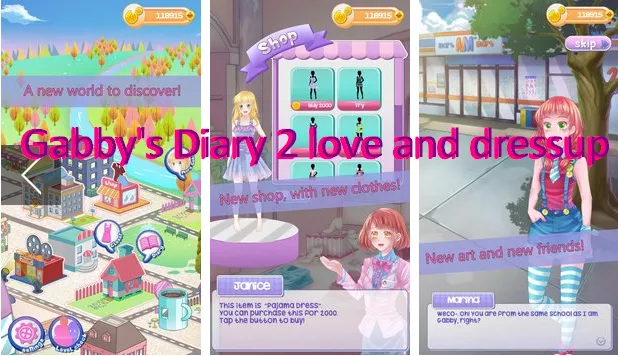  Gabby’s Diary 2 love & dressup