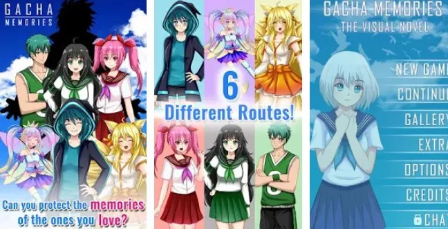  Gacha Memories - Anime Visual Novel