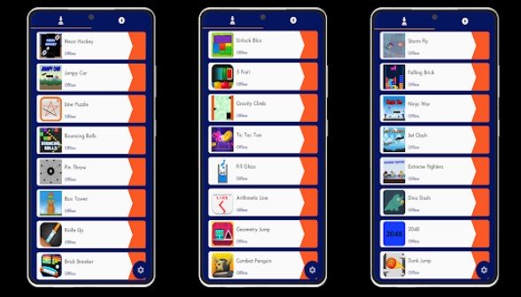 Gameplay screenshot from games hub all in one game offline for Android