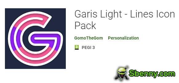 garis light lines icon pack