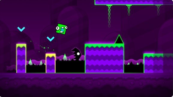 Gameplay screenshot from geometry dash world for Android