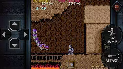 Gameplay screenshot from ghosts n goblins mobile for Android