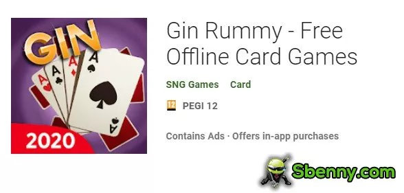 gin rummy free offline card games