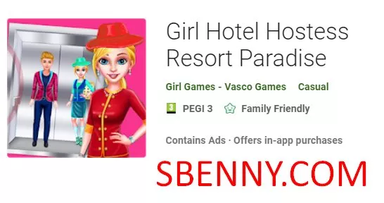 girl hotel hostess resort paradise
