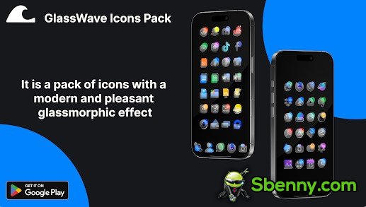 glasswave icons pack