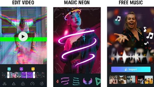 Gameplay screenshot from glitch photo editor and glitch video effect for Android