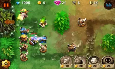 Gameplay screenshot from goblin defenders steel n wood for Android