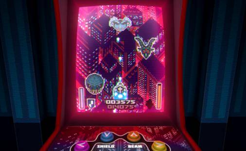 Gameplay screenshot from godspeed arcade cabinet for Android