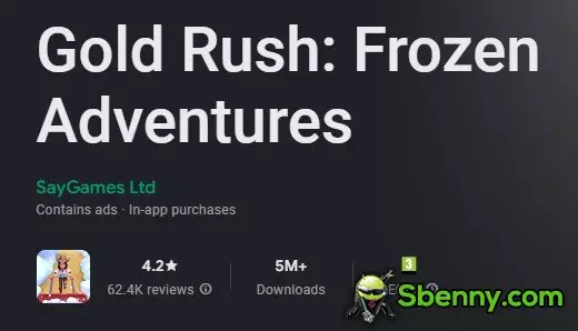 gold rush frozen adventures