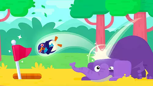 Gameplay screenshot from golfmasters fun golf game for Android