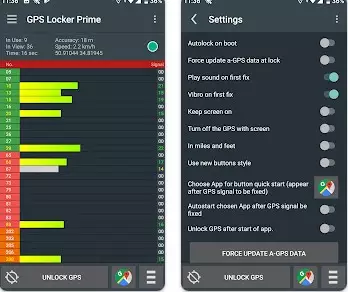 Gameplay screenshot from gps locker for Android