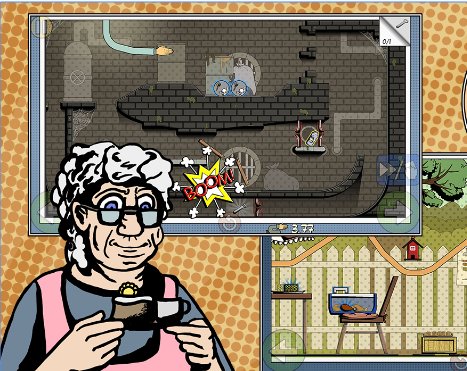 Gameplay screenshot from grab the bottle for Android