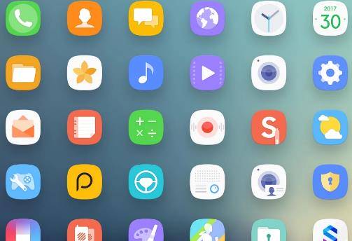 Gameplay screenshot from grace ux icon pack for Android